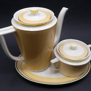 Vintage Royal Copenhagen Hjertegræs saucer coffee sugar jar plate set Denmark
