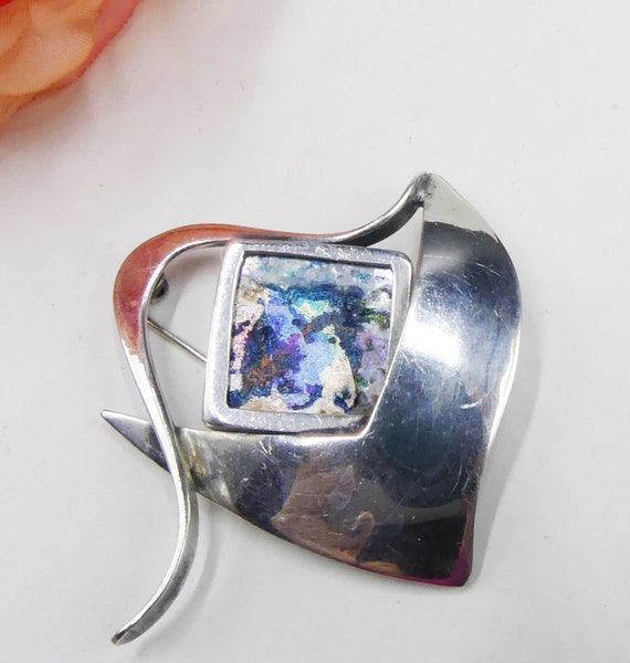 ヴィンテージ サイン入り 925 ジルカ製 スターリングシルバー ローマン