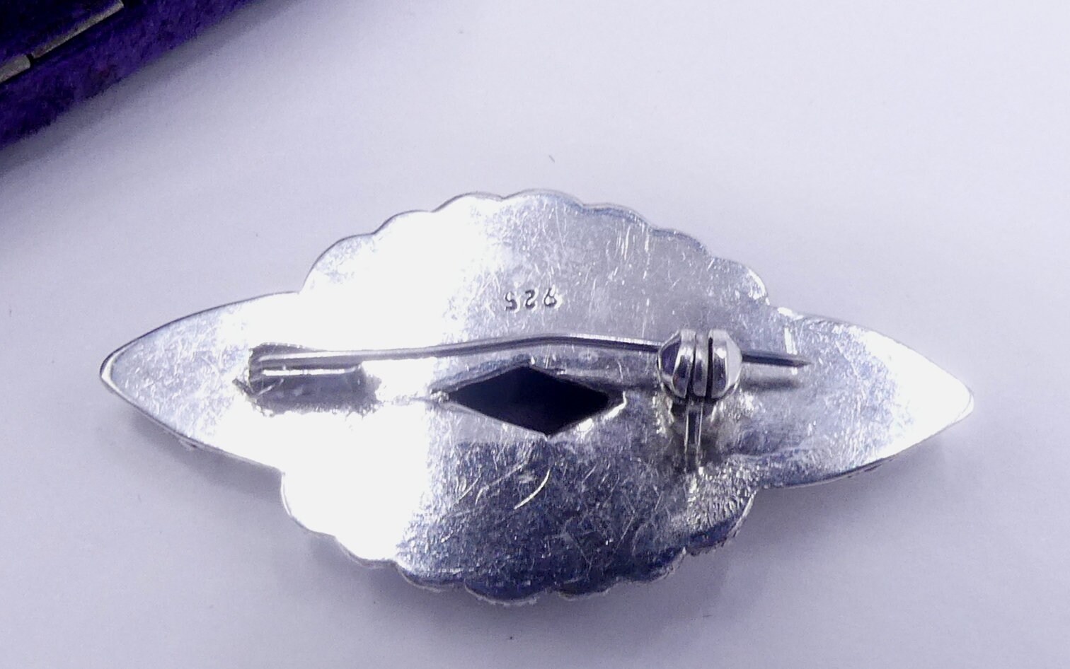 アクセサリー vintage silver925 onyx brooch s-l400.jpg