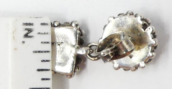 Vintage designer solid sterling silver triangle s… - image 5