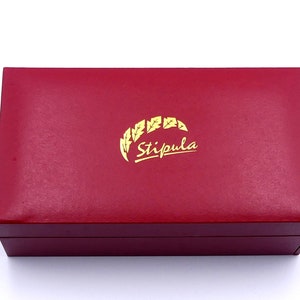 Vintage Stipula pen box empty with paper work No Pen