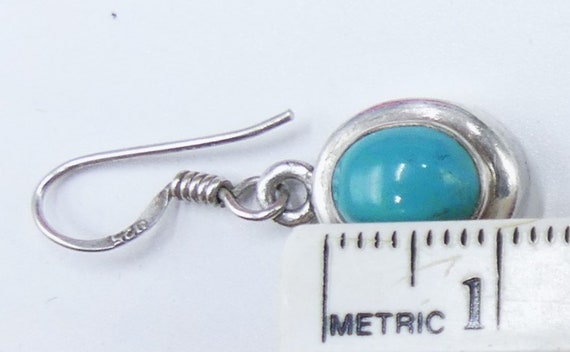 Vintage marked 925 sterling silver & turquoise ca… - image 8