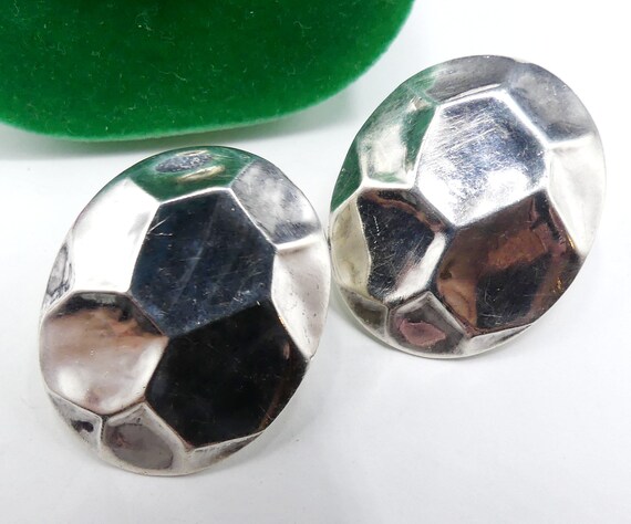 Vintage Marked ND sterling silver stud earrings
