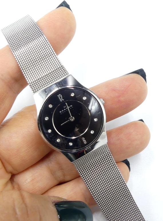Vintage Skagen Dinamarca dama reloj moodle 233SSSBDC Etsy Mexico