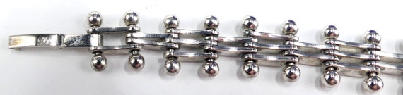 Vintage marked 925 sterling silver link bracelet - image 6