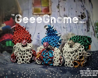 GeeeGnome Project - a tutorial to build male and female gnomes out of little metal rings