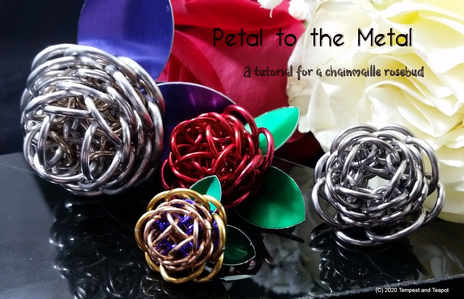 Petal to the Metal - A tutorial for 3 different sizes of Chainmaille …