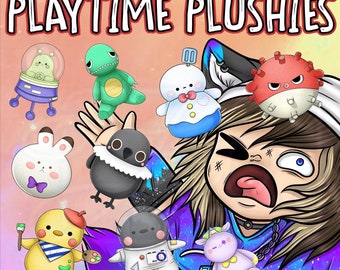 Vtuber Asset - Playtime Plushie Throwables