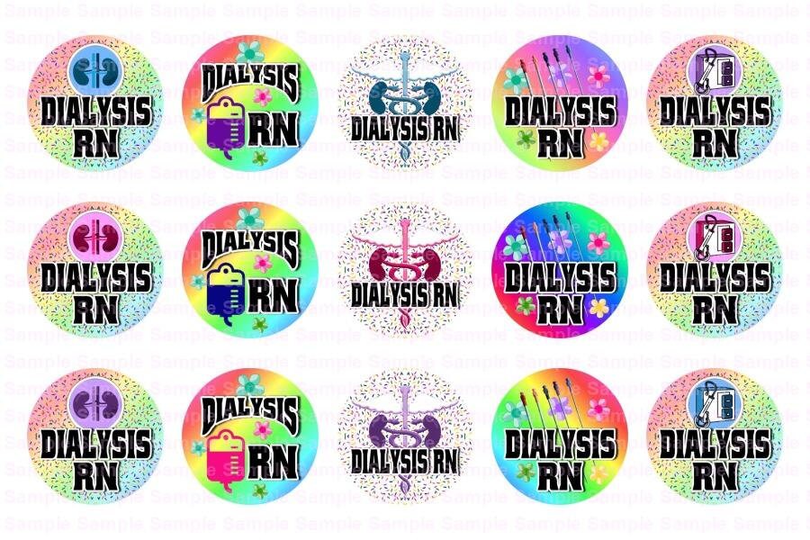 Dialysis RN Bottle Cap Images 4x6 Bottlecap Collage Etsy