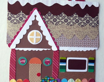 Applikation Vorlage Gumdrop Lebkuchenhaus