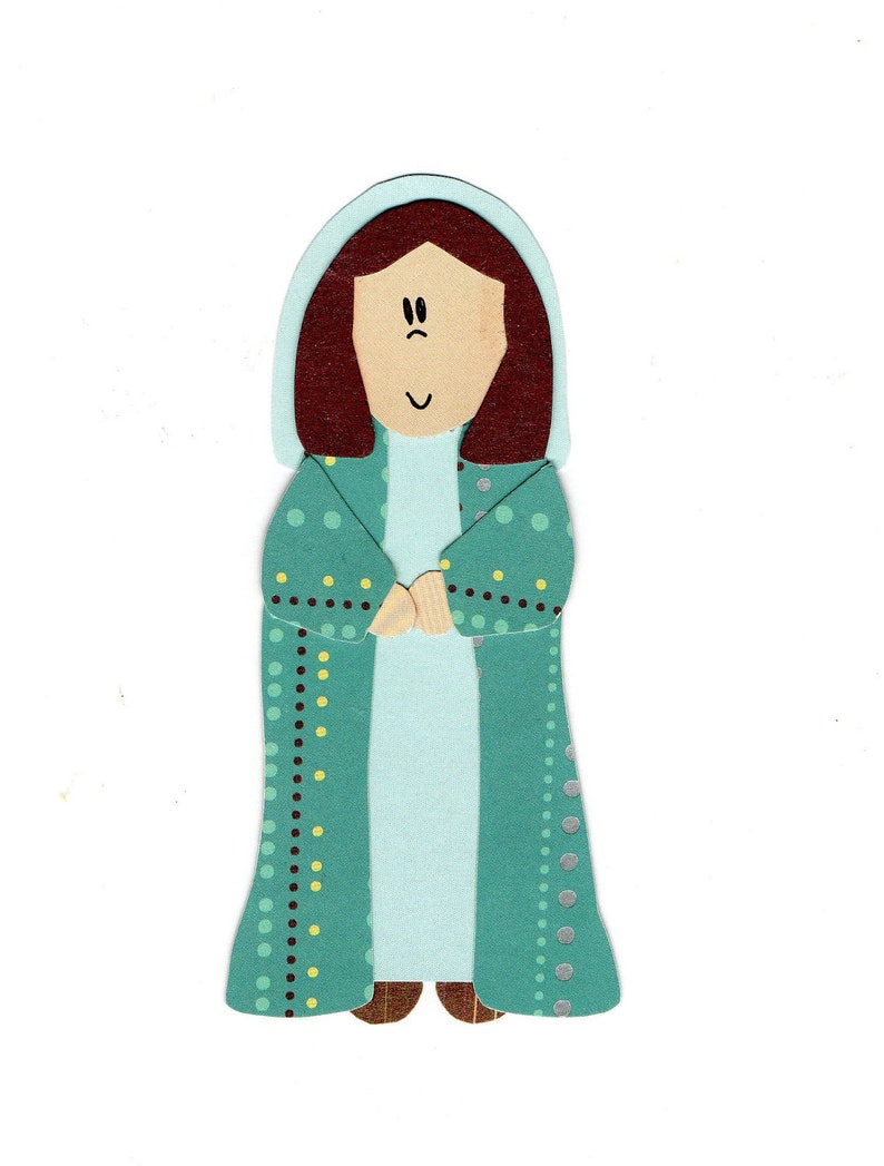 Applique Template Nativity Family With Mary Joseph and Baby Jesus - Etsy