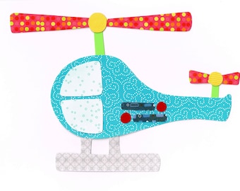 Quilting Applique Template / Pattern Helicopter