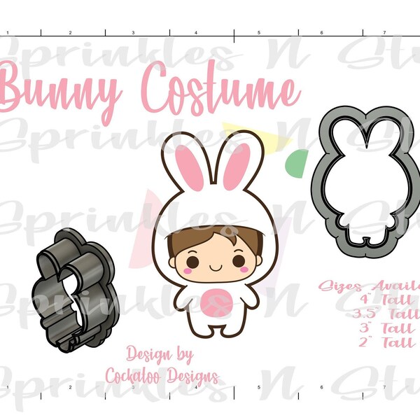 Bunny Costume Cookie Cutter