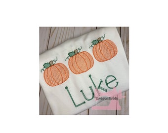 Monogrammed Boys Pumpkin Shirt, Boys Personalized Halloween Shirt, Custom Toddler Pumpkin Shirt, Toddler Boys Halloween Shirt, Custom Boys