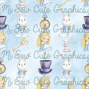 Alice in Wonderland, Cheshire Cat, Seamless Alice in Wonderland, Seamless Alice, Seamless Design, Digital Art, Brushstrokes