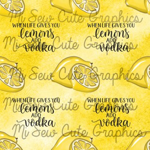 Modello di limone senza soluzione di continuità, quando la vita ti dà limoni aggiungi vodka, modello di limone, immagine di limone, immagine di cibo senza soluzione di continuità, download immediato,