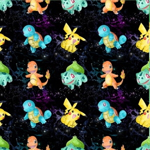 Seamless Galaxy Poke Monsters, Poke Monsters, Seamless Design, Digital Design, Instant Download