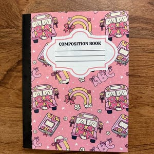 Custom Composition Notebook, Custom Notebook, Back to School Supplies, Personalized School Supplies