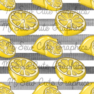 Seamless Lemon Pattern, Lemon Pattern, Lemon Image, Seamless Food Image, Instant Download,