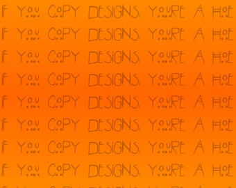 Orange Ombre Seamless Pattern, Ombre Design (Digital Download)