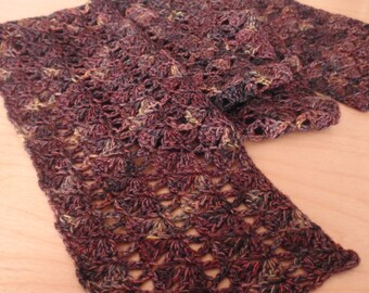 Hand Crocheted Malabrigo Scarf
