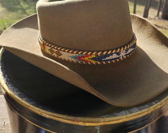 帽子 70s Stetson 3X BEAVER open road 7 1/8 57 Vintage 1970s Stetson 3X Beaver Hat Grosgrain Ribbon Band/Brim