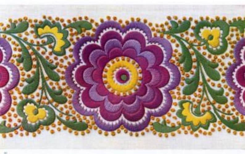 DMC Czechoslovakian Embroidery Pattern Book PDF | Etsy