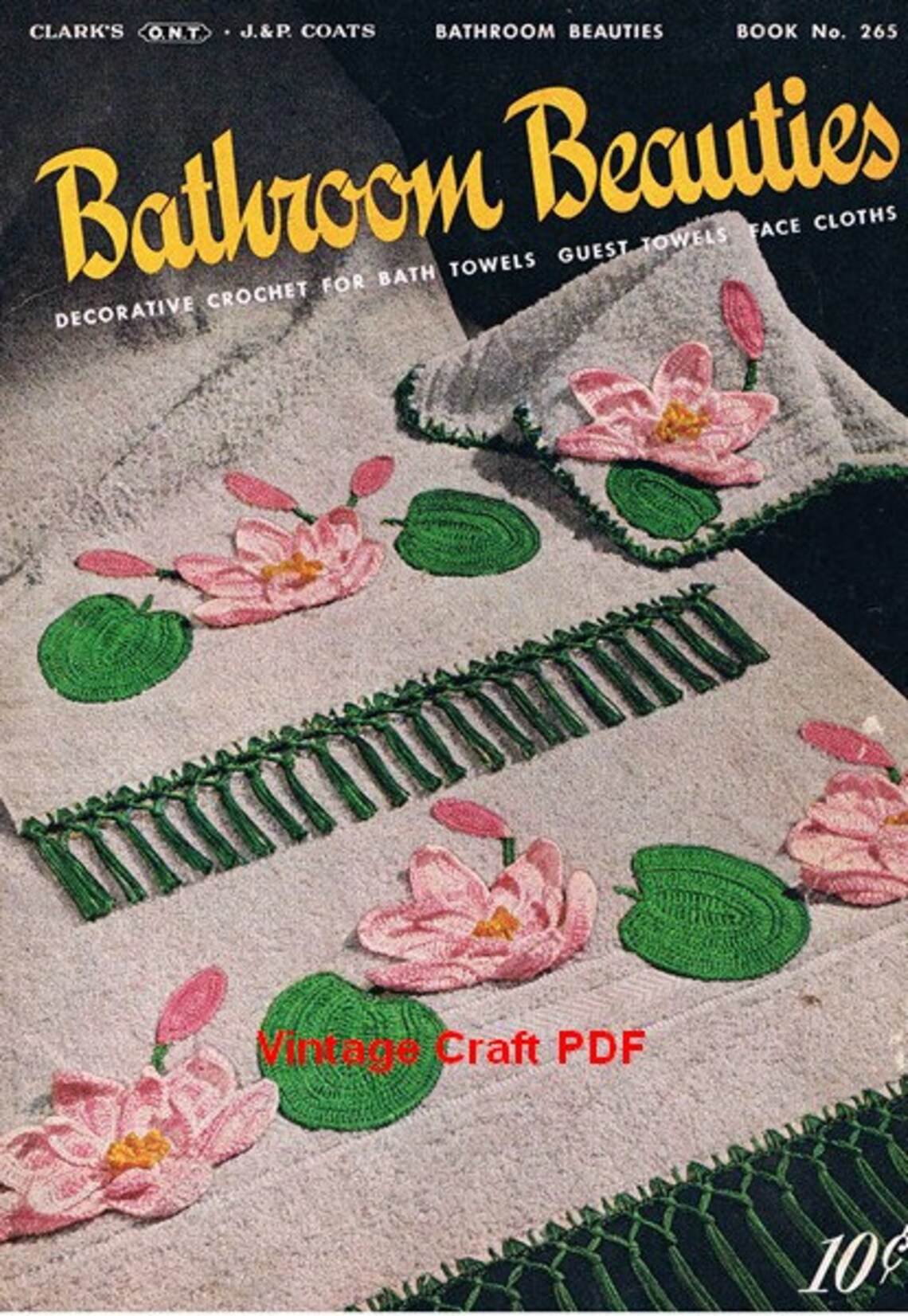 Bathroom Beauties: Decorative Crochet Patterns for Bath - Etsy