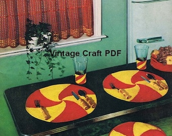 Kitchen Crochet Featuring Speed-Cro-Sheen, Coats & Clark Book No.304, PDF