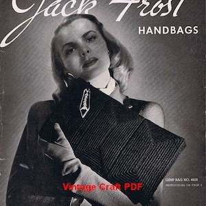 27 Handbag & Purse Crochet Patterns, Jack Frost Book Vol.48, PDF