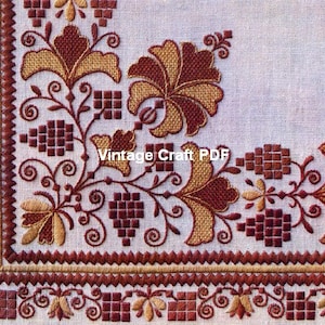 DMC Czechoslovakian Embroidery Pattern Book, PDF