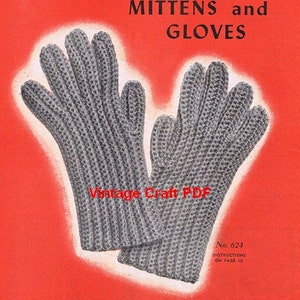 Doreen Crocheted Mittens & Gloves, and 2-Needle Argyles, 4th Edition, Vol.96, PDF