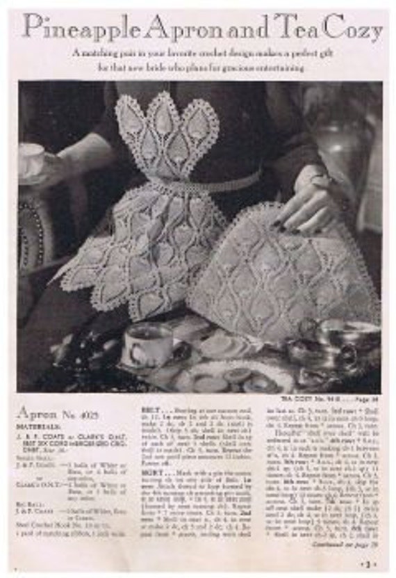 Accessories to Crochet Coats /& Clark Book No.221