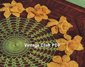 Floral Doilies to Crochet, Coats & Clark Book No.258, PDF