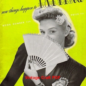 New Things Happen to Tatting in 40 Fascinating Designs, J. & P. Coats Book No.159, PDF
