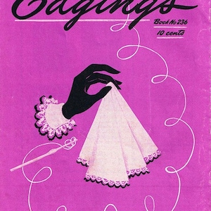 Edgings Crochet Patterns, Coats & Clark Book No.236, PDF