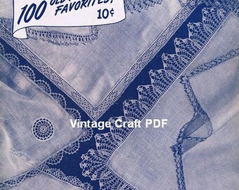 Edgings: 100 Old and New Favorites, 10th Edition, Coats & Clark Book No.218, PDF