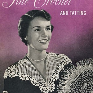 Patrones finos de crochet y frivolité, Coats & Clark Book No.259, PDF
