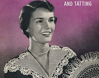 Fine Crochet and Tatting Patterns, Coats & Clark Book No.259, PDF