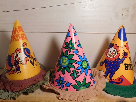 Vintage party hats Clearance