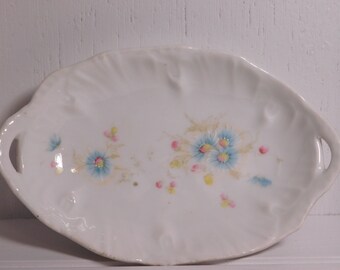 SALE - Vintage Porcelain Dish with Flowers - Made in Germany