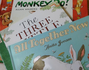 SALE - Set of Three Vintage Childrens&#39; Books - Like New Condition