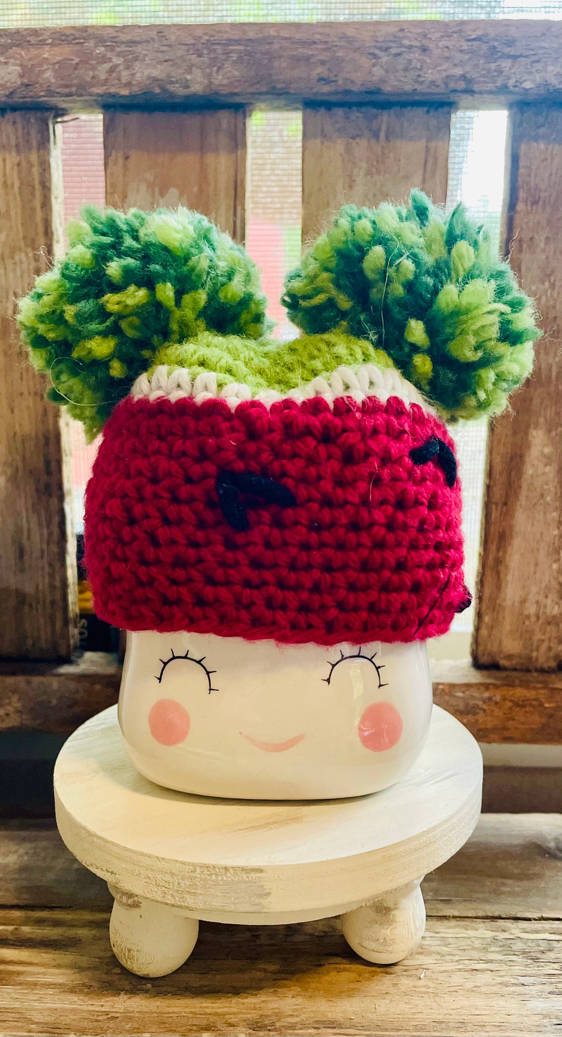 Watermelon Hat Set includes 2 hats Etsy