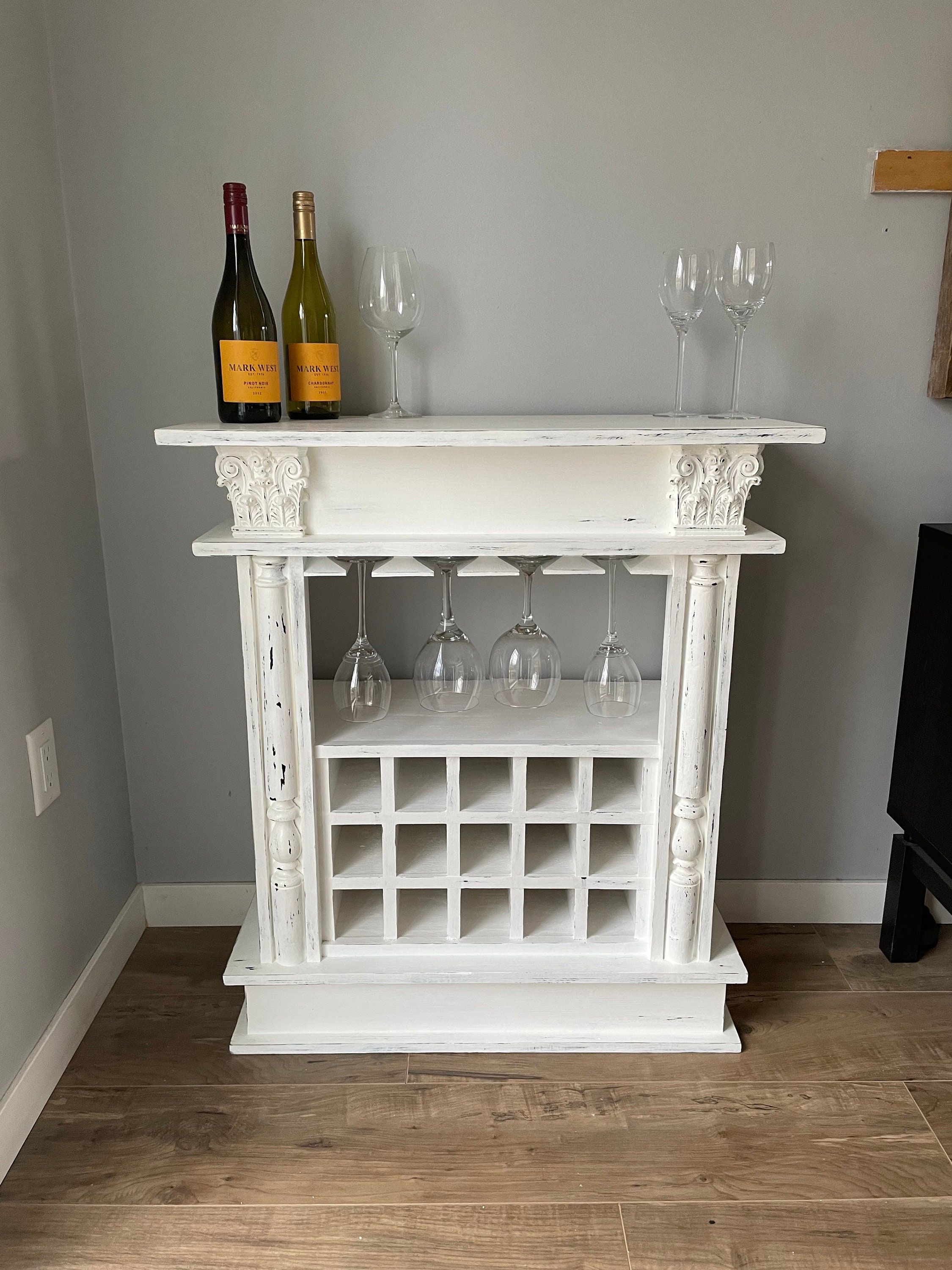 Solid Wood Wine Cabinet