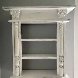 Grand Victorian Floating Shelf, Antique Style Victorian Floating Shelf, Vintage Wall Decor, Ornate Storage, Rustic Home Organization