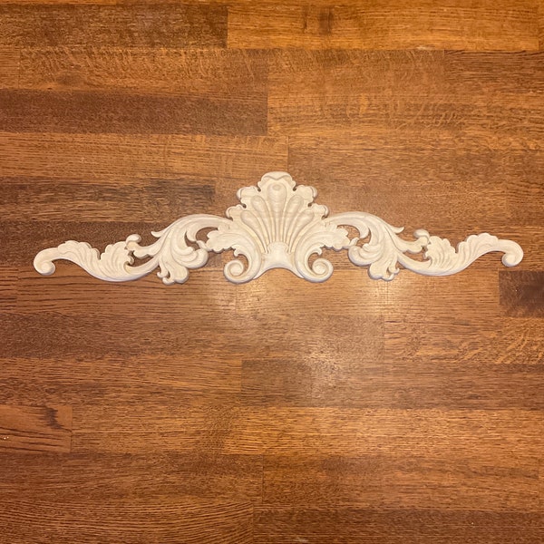 Wood applique-Ocean Waves, Victorian Style Wood Appliques, Ornate Design, Decorative Furniture Decoration, DIY Craft Supply, Woodwork Projec