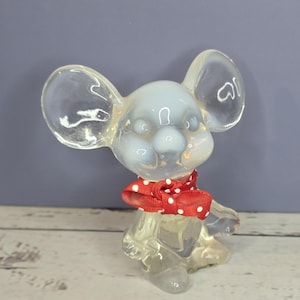 Fenton Glass Mouse - Etsy