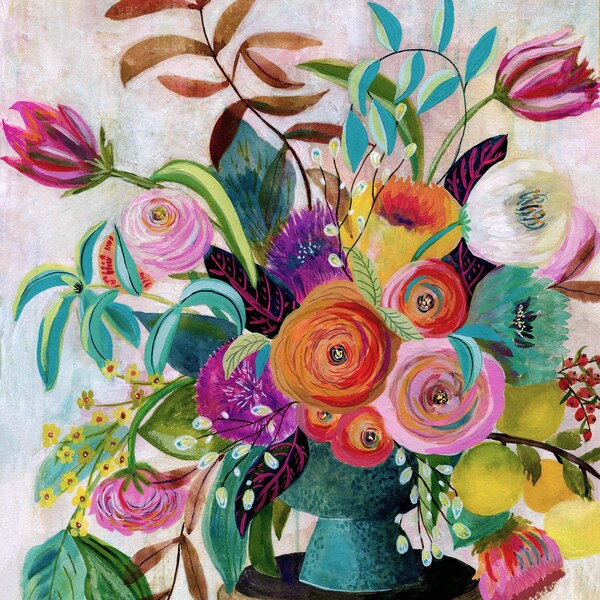 Charleston Glory - Flower Painting Giclée Print