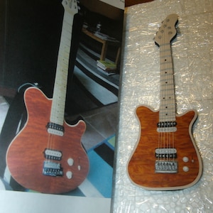 Fondant guitar cake topper custom color of  choice