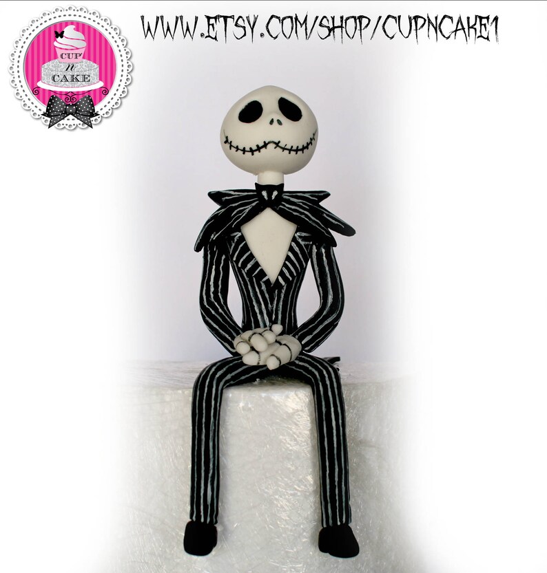 Jack Skellington Nightmare Before Christmas Fondant Cake Etsy